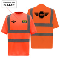 Thumbnail for Born To Fly & Badge Designed Reflective T-Shirts