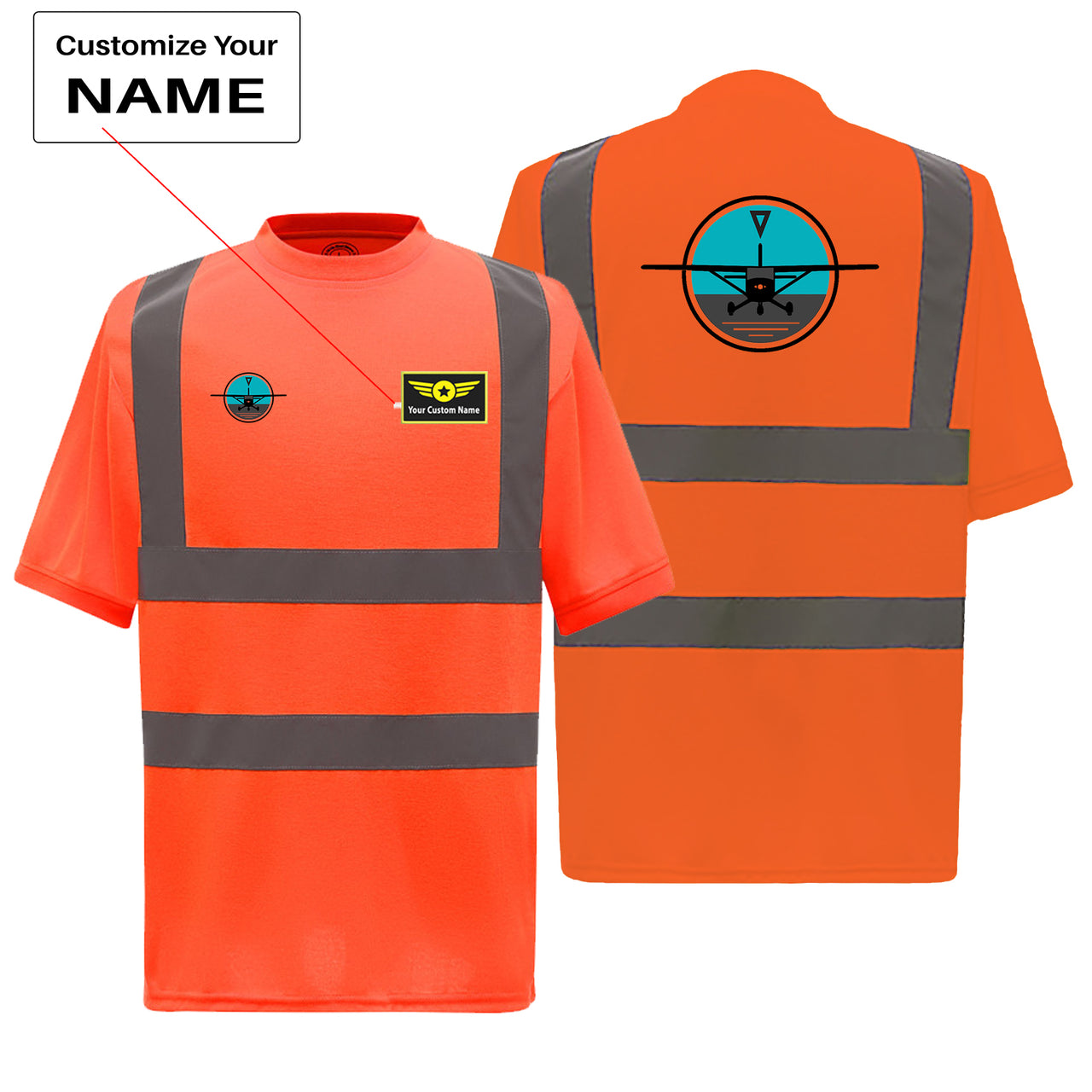 Cessna & Gyro Designed Reflective T-Shirts