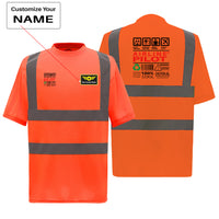 Thumbnail for Airline Pilot Label Designed Reflective T-Shirts