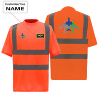 Thumbnail for Colourful 3 Airplanes Designed Reflective T-Shirts