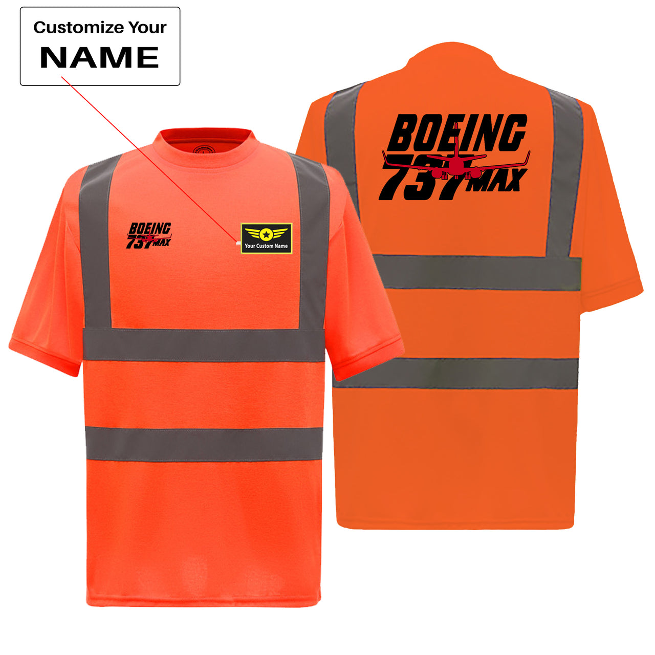 Amazing Boeing 737 Max Designed Reflective T-Shirts