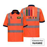 Thumbnail for Colourful Cabin Crew Designed Reflective Polo T-Shirts