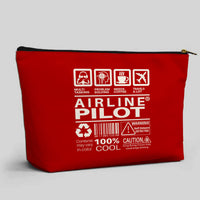 Thumbnail for Airline Pilot Label Designed Zipper Pouch