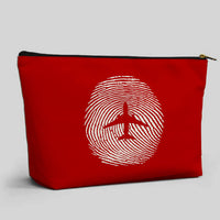 Thumbnail for Aviation Finger Print Designed Zipper Pouch