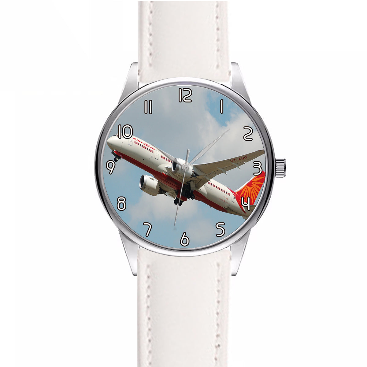 Air India's Boeing 787 Designed Fashion Leather Strap Watches