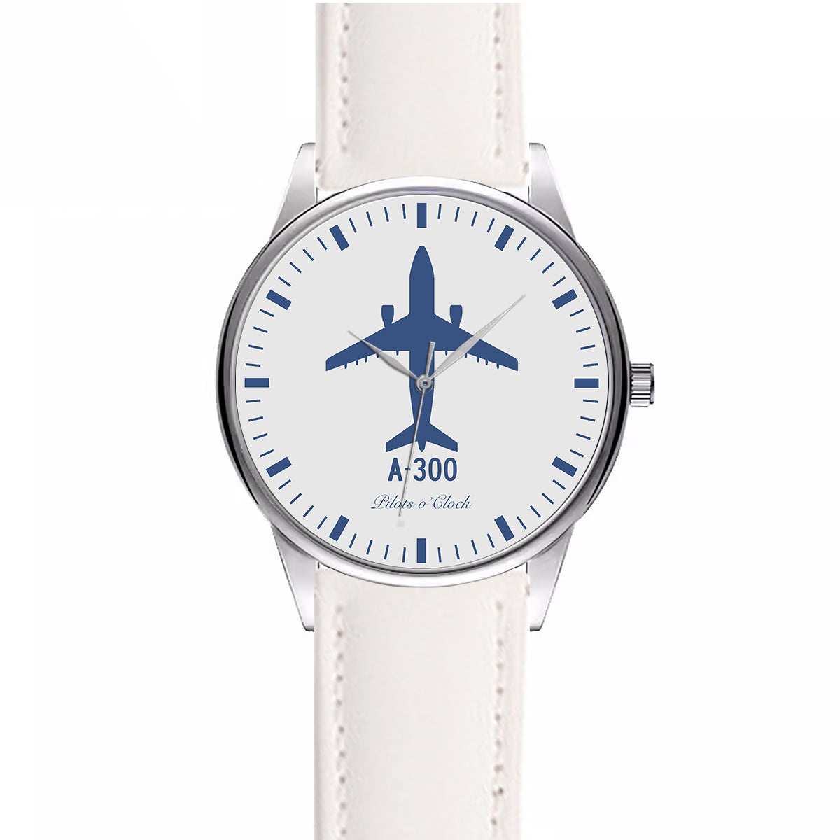 Airbus A300 Designed Fashion Leather Strap Watches