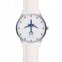 Thumbnail for Airbus A350 Designed Fashion Leather Strap Watches