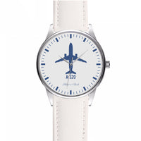 Thumbnail for Airbus A320 Designed Fashion Leather Strap Watches