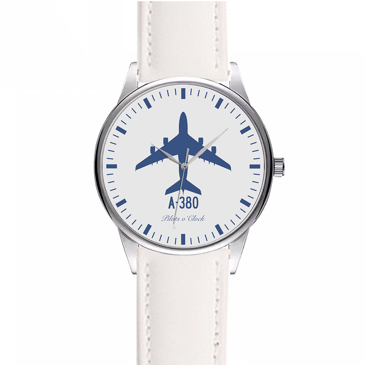 Airbus A380 Designed Fashion Leather Strap Watches