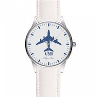 Thumbnail for Airbus A380 Designed Fashion Leather Strap Watches