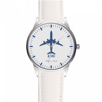 Thumbnail for Airbus A340 Designed Fashion Leather Strap Watches