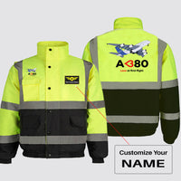 Thumbnail for Airbus A380 Love at first flight Designed Reflective Winter Jackets