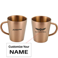 Thumbnail for A330neo & Text Designed Stainless Steel Coffee Mugs