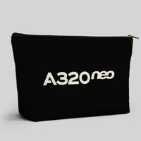 Thumbnail for A320neo & Text Designed Zipper Pouch