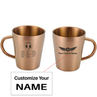 Thumbnail for Aviation Alphabet 3 Designed Stainless Steel Coffee Mugs