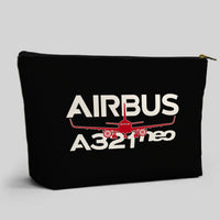 Thumbnail for Amazing Airbus A321neo Designed Zipper Pouch