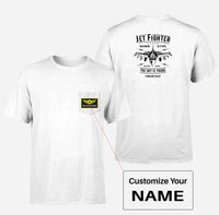 Thumbnail for Jet Fighter - The Sky is Yours Designed Pocket T-Shirts