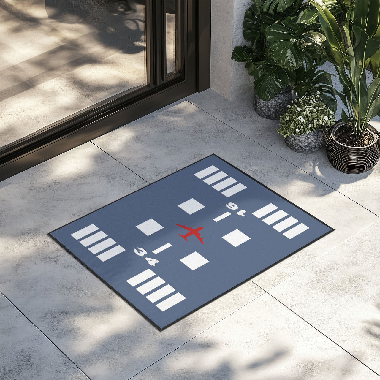 Special Runway (Blue) 34-16 Designed Door Mats