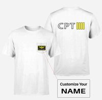 Thumbnail for CPT & 4 Lines Designed Pocket T-Shirts