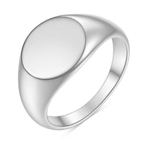 Thumbnail for Your Custom Design & Image & Logo & Text Design  12MM Stainless Steel Smooth Ring (2)