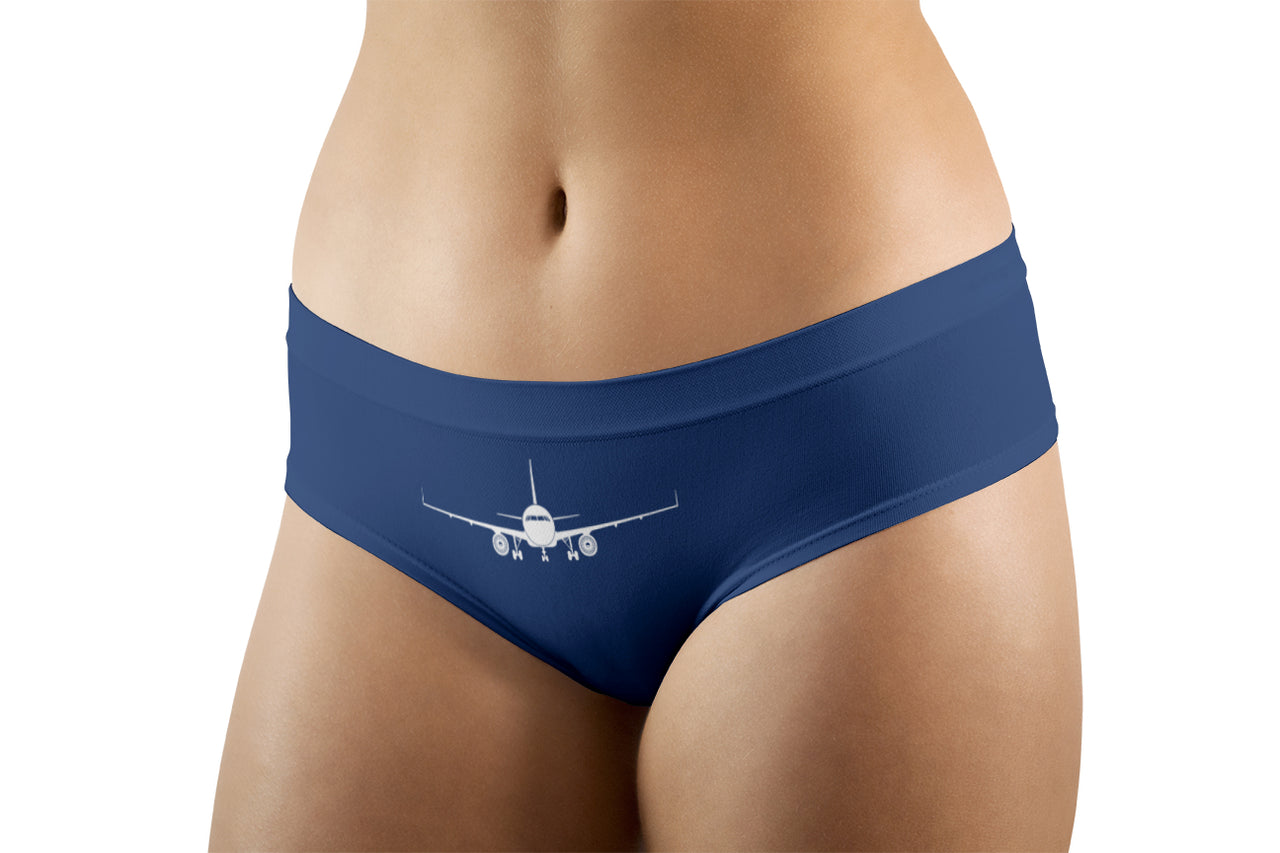 Airbus A320 Silhouette Designed Women Panties & Shorts