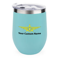 Thumbnail for Custom Name (Badge 3) Designed 12oz Egg Cups