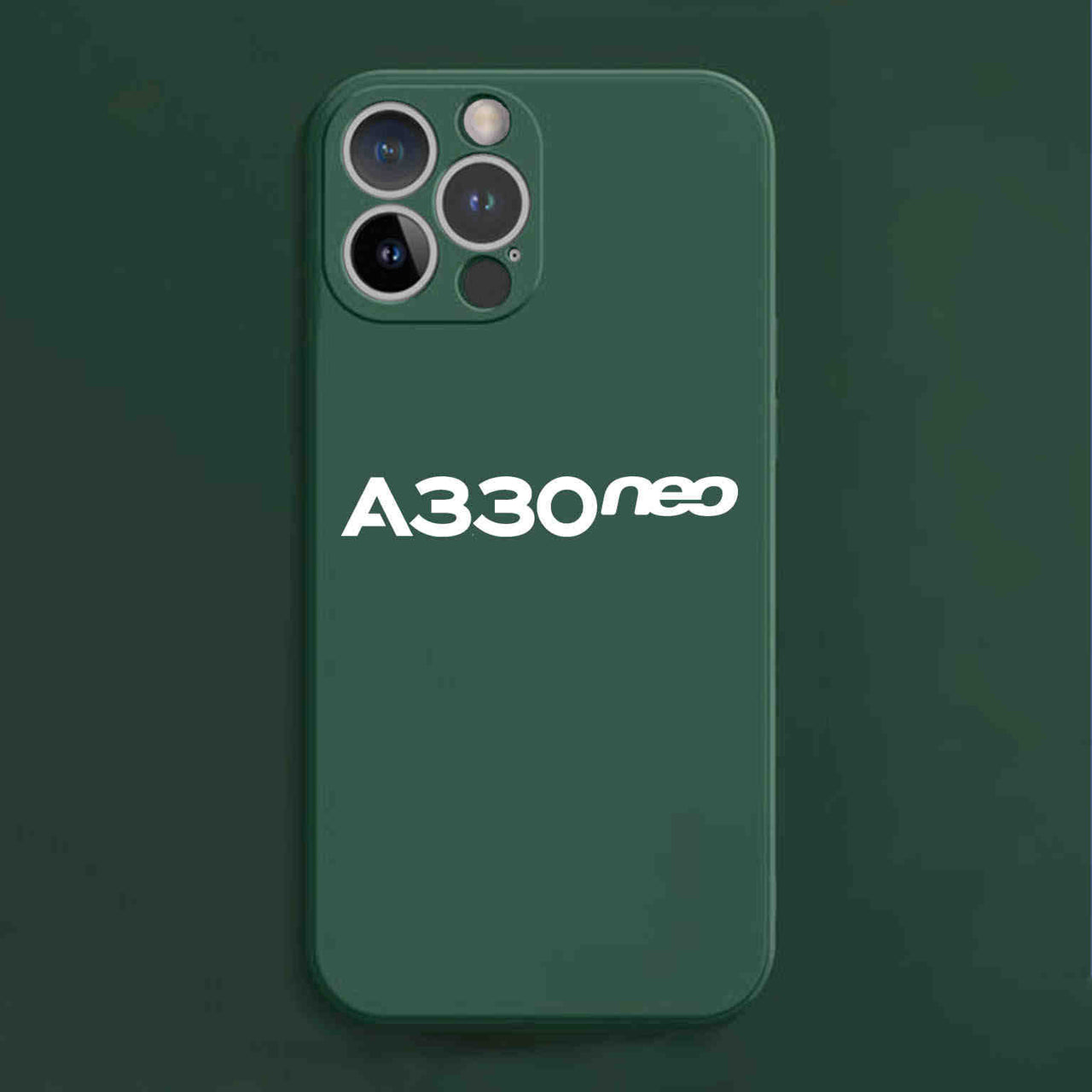 A330neo & Text Designed Soft Silicone iPhone Cases