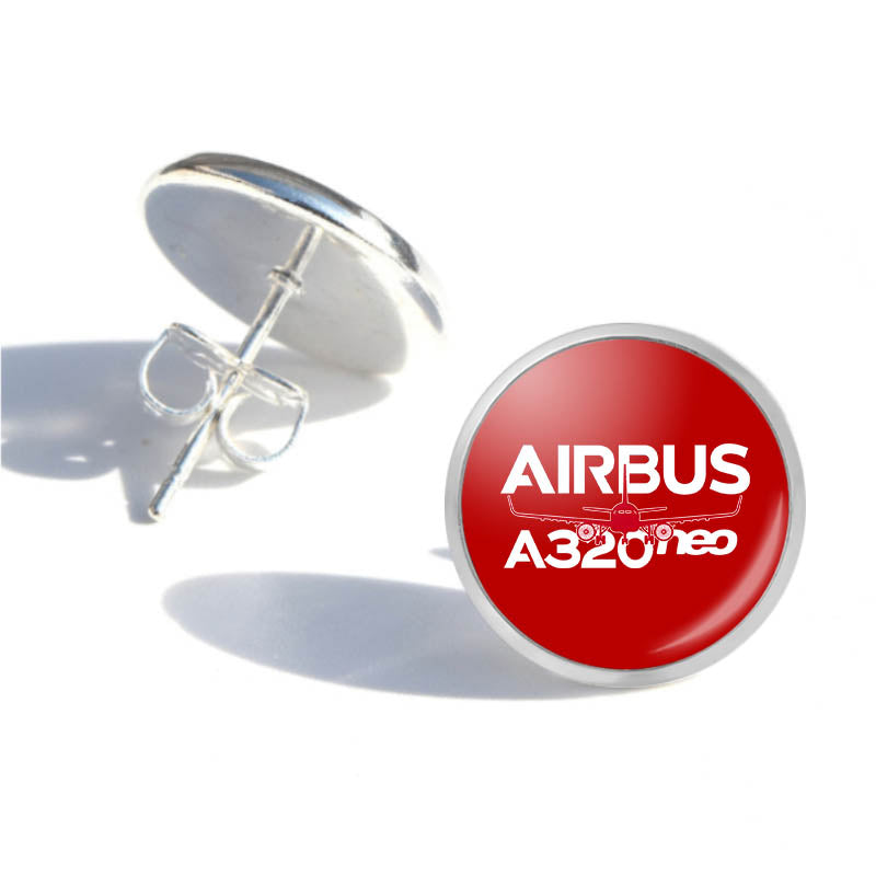 Amazing Airbus A320neo Designed Stud Earrings