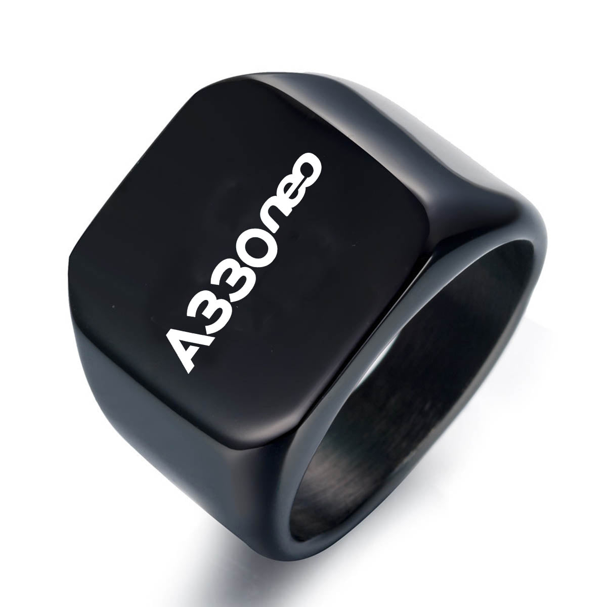 A330neo & Text Designed Designed Men Rings