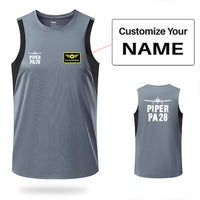 Thumbnail for Piper PA28 & Plane Designed Men Sleeveless T-shirt Quick Dry Vests