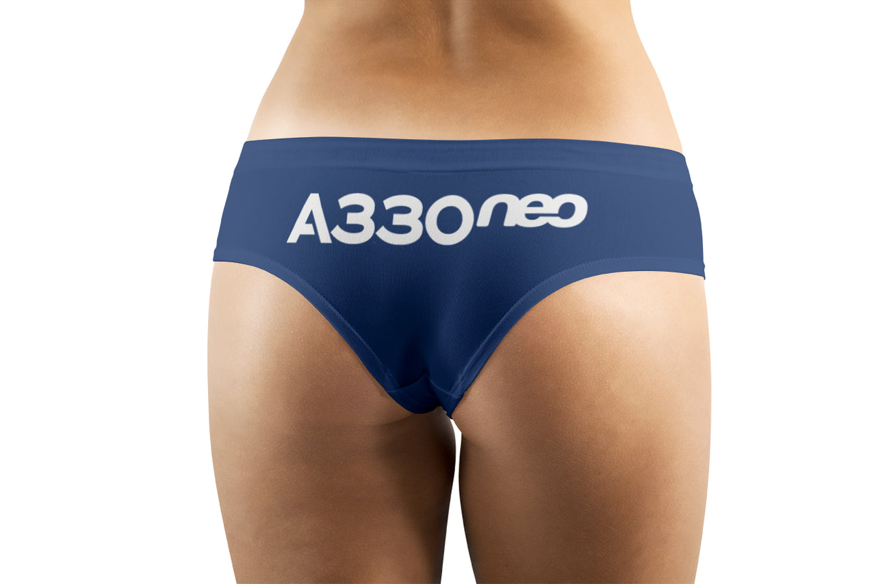 A330neo & Text  Designed Women Panties & Shorts