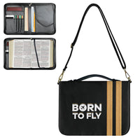 Thumbnail for Born to Fly & Pilot Epaulettes 2 Lines Designed PU Accessories Bags Strap Style