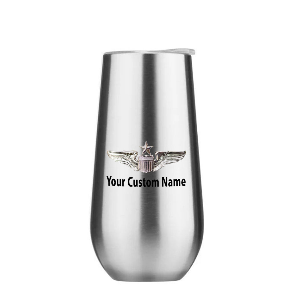 Custom Name (US Air Force & Star) Designed 6oz Egg Cups