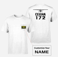 Thumbnail for Cessna 172 & Plane Designed Pocket T-Shirts