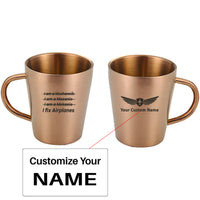 Thumbnail for I Fix Airplanes Designed Stainless Steel Coffee Mugs