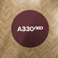 Thumbnail for A330neo & Text Designed Carpet & Floor Mats (Round)