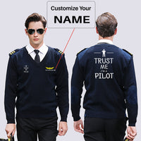 Thumbnail for Trust Me I'm a Pilot Designed Wool Pilot Sweaters