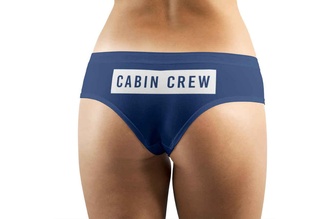 Cabin Crew Text  Designed Women Panties & Shorts