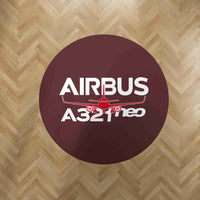 Thumbnail for Amazing Airbus A321neo Designed Carpet & Floor Mats (Round)