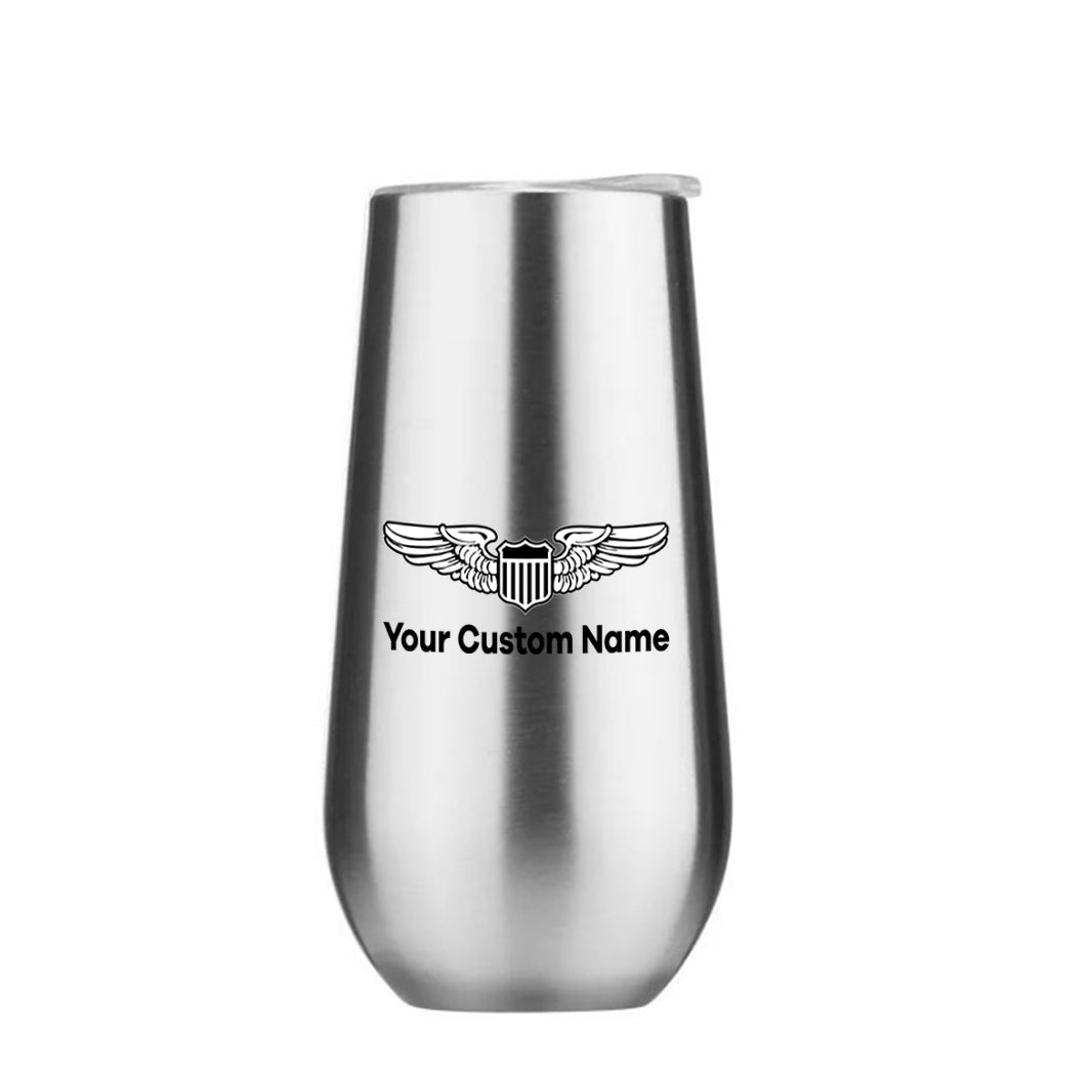 Custom Name (Military Badge) Designed 6oz Egg Cups