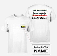 Thumbnail for I Fix Airplanes Designed Pocket T-Shirts