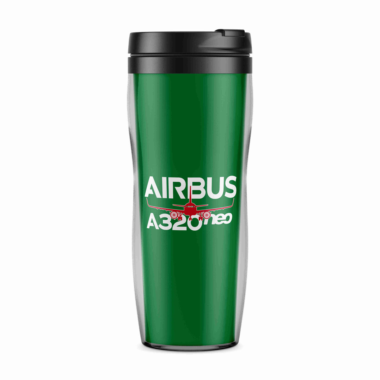 Amazing Airbus A320neo Designed Plastic Travel Mugs