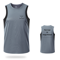 Thumbnail for Double-Side ONLY Logos Designed Sleveless Quick Dry Sports Tank Tops