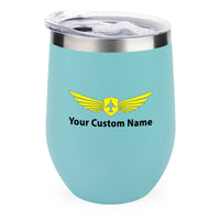 Thumbnail for Custom Name (Badge 2) Designed 12oz Egg Cups