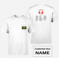 Thumbnail for Aviation Alphabet 3 Designed Pocket T-Shirts