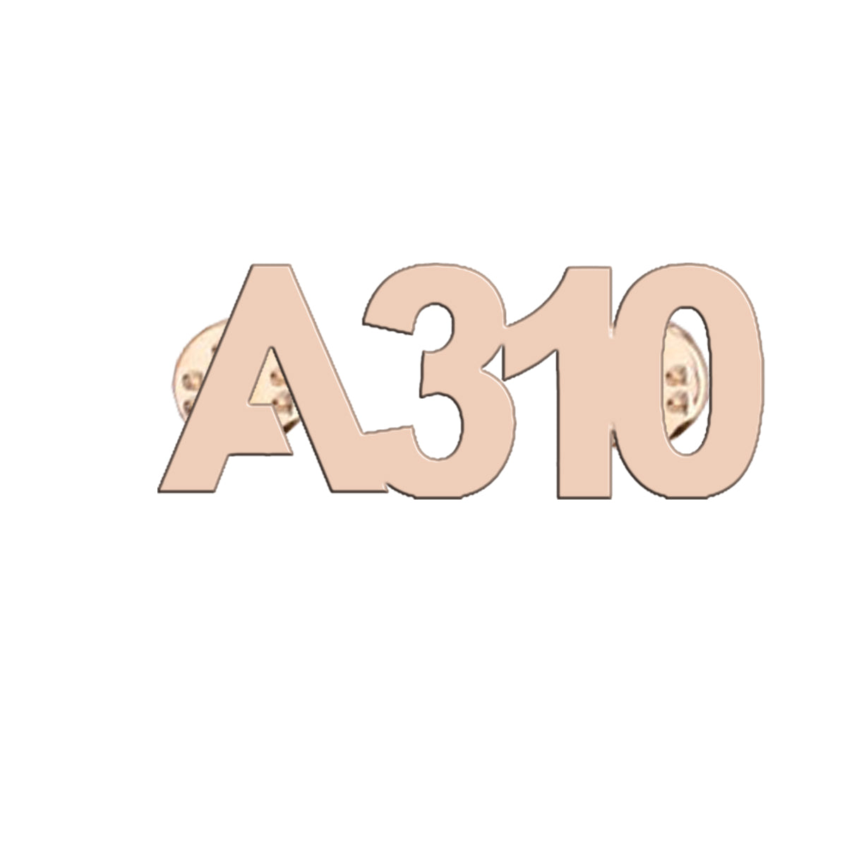 A310 Flat Text Designed Hollow Pins