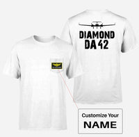 Thumbnail for Diamond DA42 & Plane Designed Pocket T-Shirts