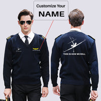 Thumbnail for This is How We Roll Designed Wool Pilot Sweaters