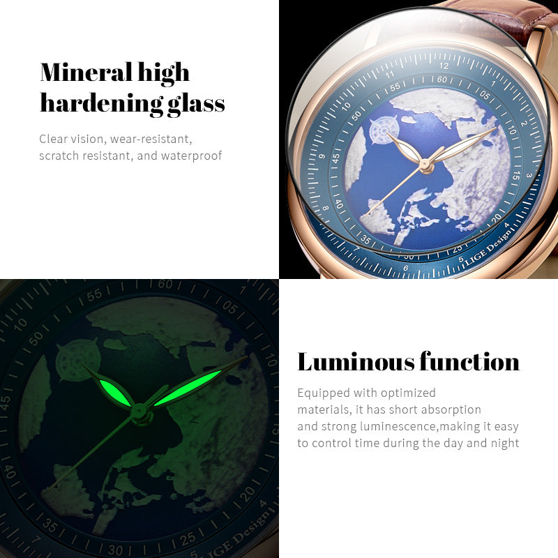 Waterproof Luminous Unique Men Watches