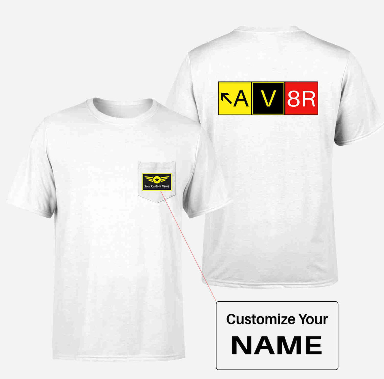 AV8R Designed Pocket T-Shirts